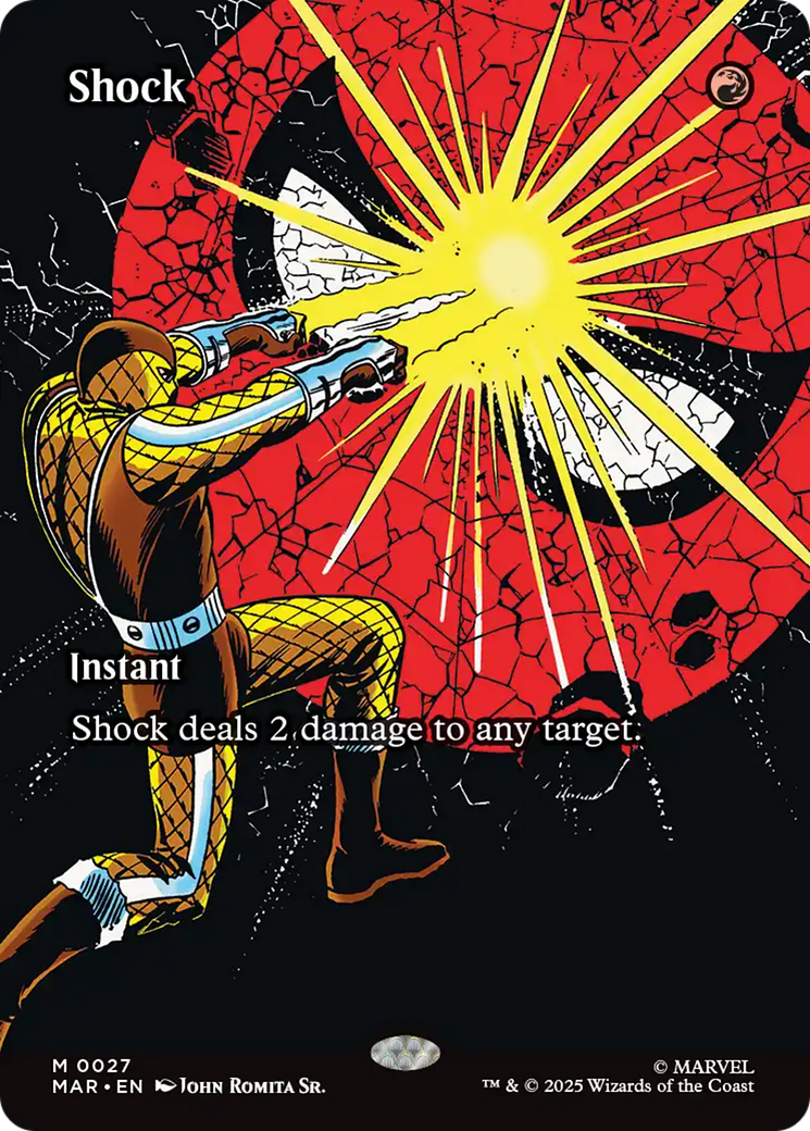 Shock (Borderless) [Marvel Universe: Eternal-Legal] | Red Claw Gaming