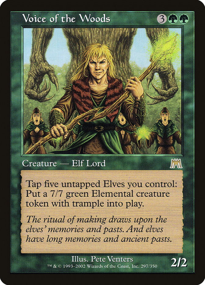 Voice of the Woods [Onslaught] MTG Single Magic: The Gathering | Red Claw Gaming