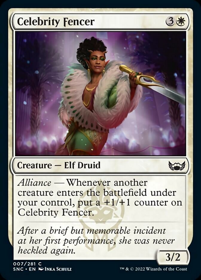 Celebrity Fencer [Streets of New Capenna] MTG Single Magic: The Gathering | Red Claw Gaming