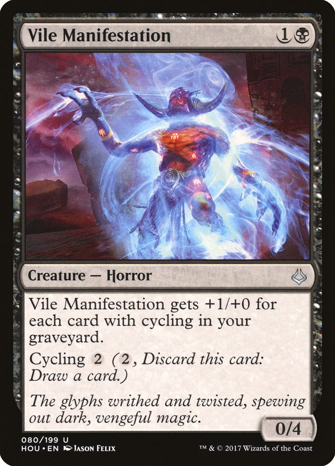Vile Manifestation [Hour of Devastation] MTG Single Magic: The Gathering | Red Claw Gaming