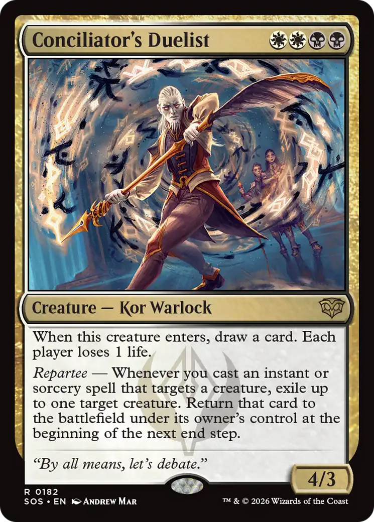 Conciliator's Duelist [Secrets of Strixhaven] MTG Single Magic: The Gathering | Red Claw Gaming