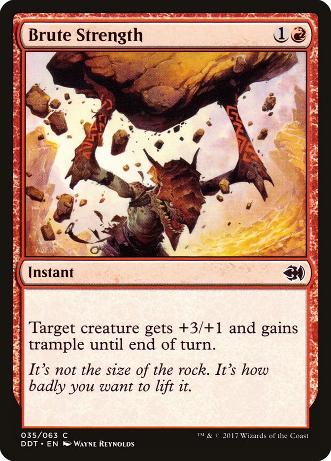Brute Strength [Duel Decks: Merfolk vs. Goblins] MTG Single Magic: The Gathering | Red Claw Gaming