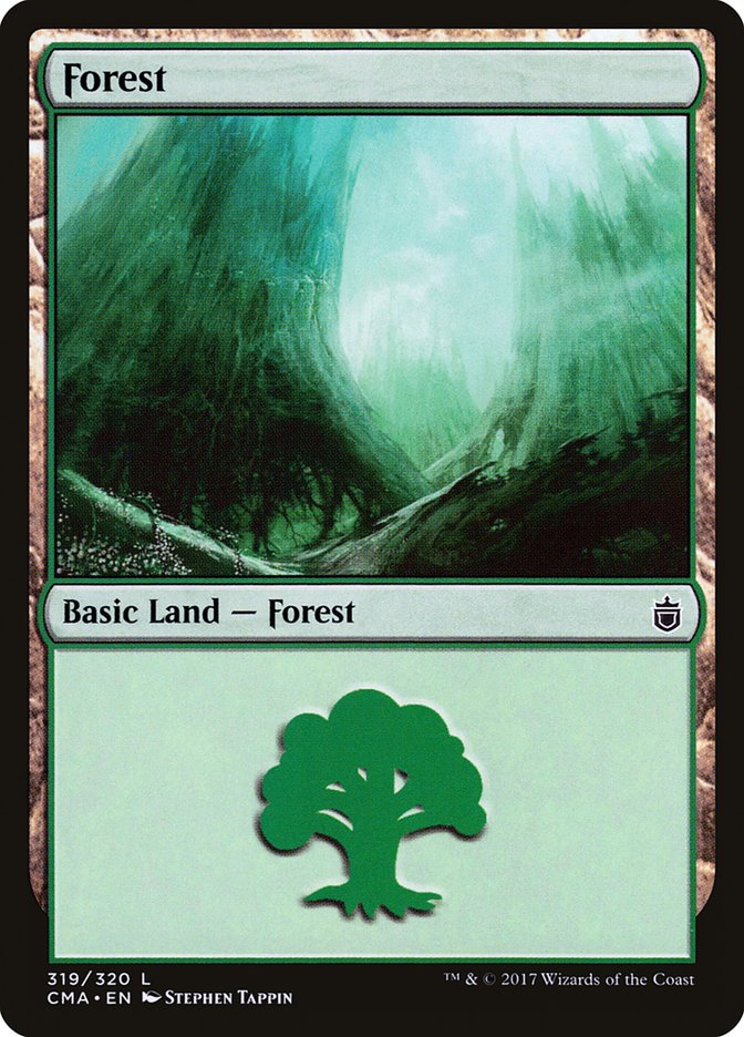 Forest (319) [Commander Anthology] MTG Single Magic: The Gathering | Red Claw Gaming