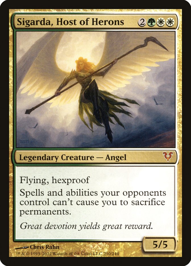 Sigarda, Host of Herons [Avacyn Restored] MTG Single Magic: The Gathering | Red Claw Gaming