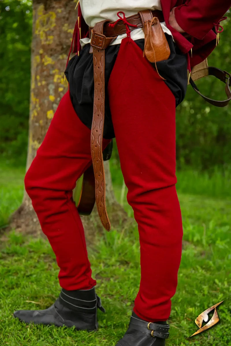 Medieval Single Hose - Red XS-S | Red Claw Gaming