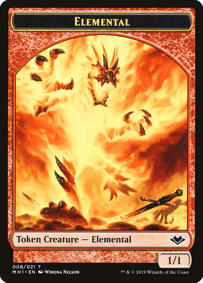 Elemental Token (008/021) [Modern Horizons Tokens] | Red Claw Gaming