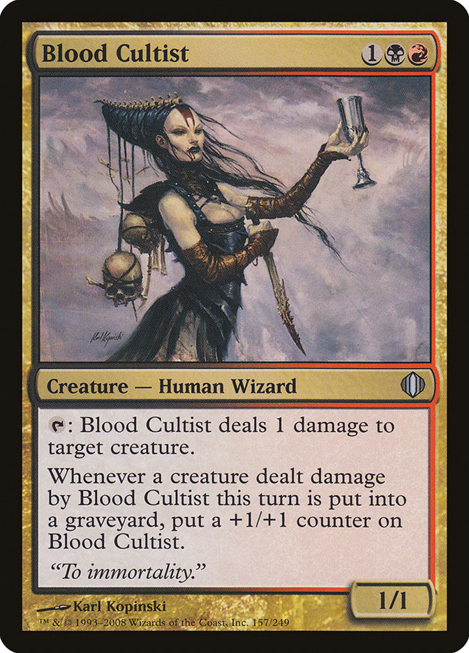 Blood Cultist [Shards of Alara] MTG Single Magic: The Gathering | Red Claw Gaming