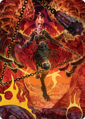 Zariel, Archduke of Avernus Art Card [Dungeons & Dragons: Adventures in the Forgotten Realms Art Series] MTG Single Magic: The Gathering | Red Claw Gaming