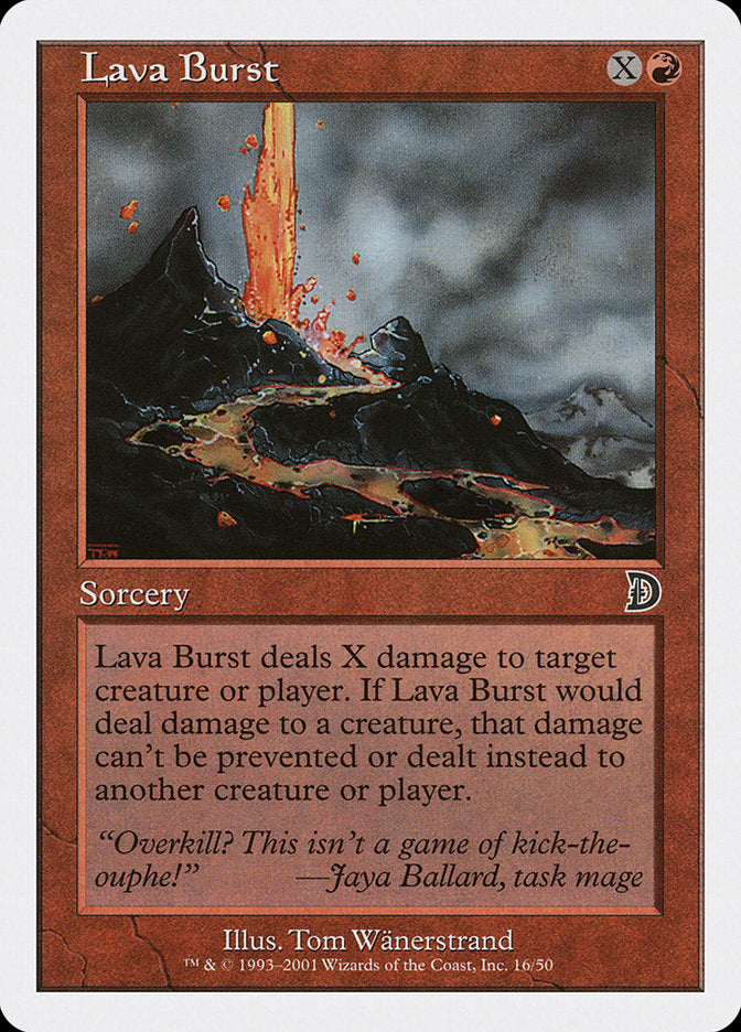 Lava Burst [Deckmasters] MTG Single Magic: The Gathering | Red Claw Gaming