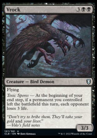 Vrock [Commander Legends: Battle for Baldur's Gate] MTG Single Magic: The Gathering | Red Claw Gaming