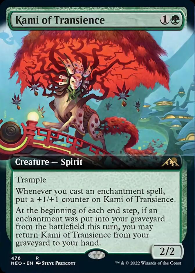 Kami of Transience (Extended Art) [Kamigawa: Neon Dynasty] MTG Single Magic: The Gathering    | Red Claw Gaming