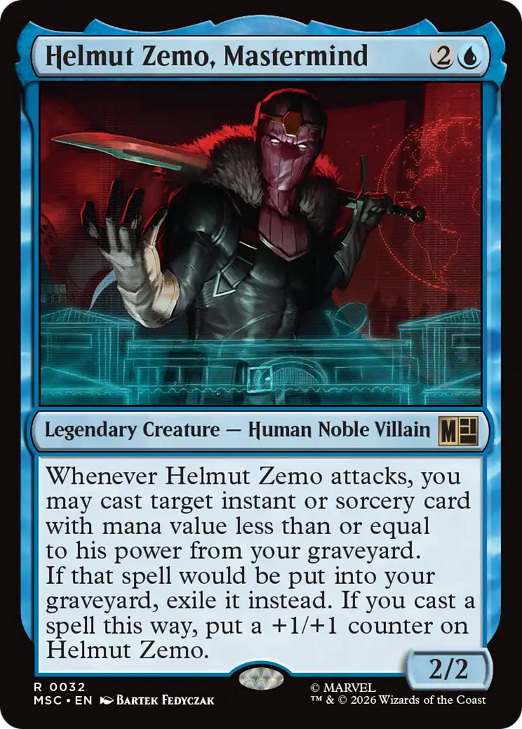 Helmut Zemo, Mastermind [Marvel Super Heroes Commander] | Red Claw Gaming