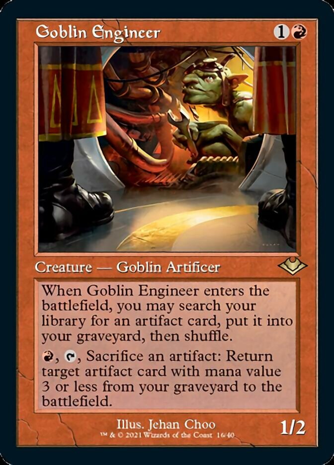 Goblin Engineer (Retro) [Modern Horizons] MTG Single Magic: The Gathering | Red Claw Gaming