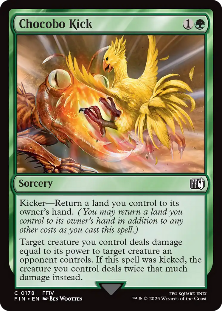 Chocobo Kick [FINAL FANTASY] MTG Single Magic: The Gathering | Red Claw Gaming