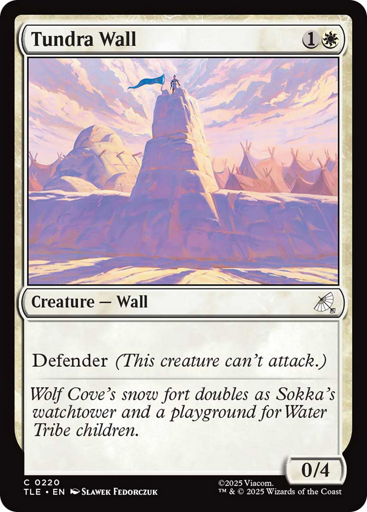 Tundra Wall [Avatar: The Last Airbender: Eternal-Legal] MTG Single Magic: The Gathering | Red Claw Gaming