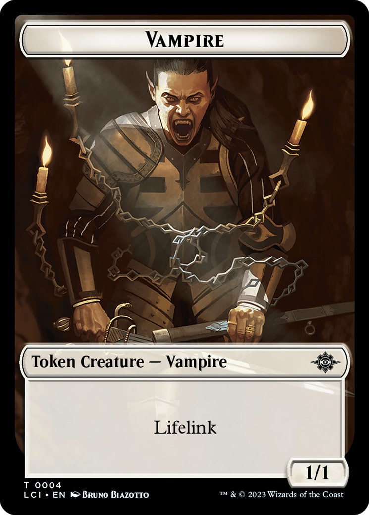 Vampire // Spirit Double-Sided Token [The Lost Caverns of Ixalan Tokens] MTG Single Magic: The Gathering | Red Claw Gaming