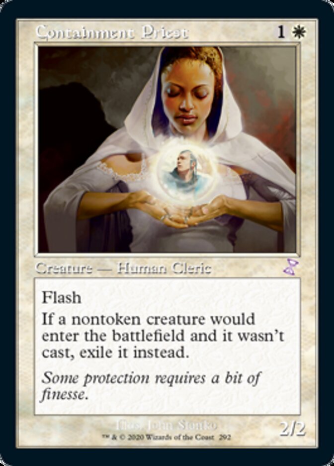 Containment Priest (Timeshifted) [Time Spiral Remastered] MTG Single Magic: The Gathering | Red Claw Gaming