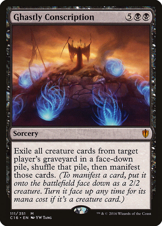 Ghastly Conscription [Commander 2016] MTG Single Magic: The Gathering | Red Claw Gaming