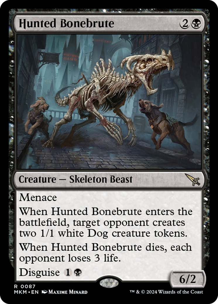 Hunted Bonebrute [Murders at Karlov Manor] MTG Single Magic: The Gathering    | Red Claw Gaming