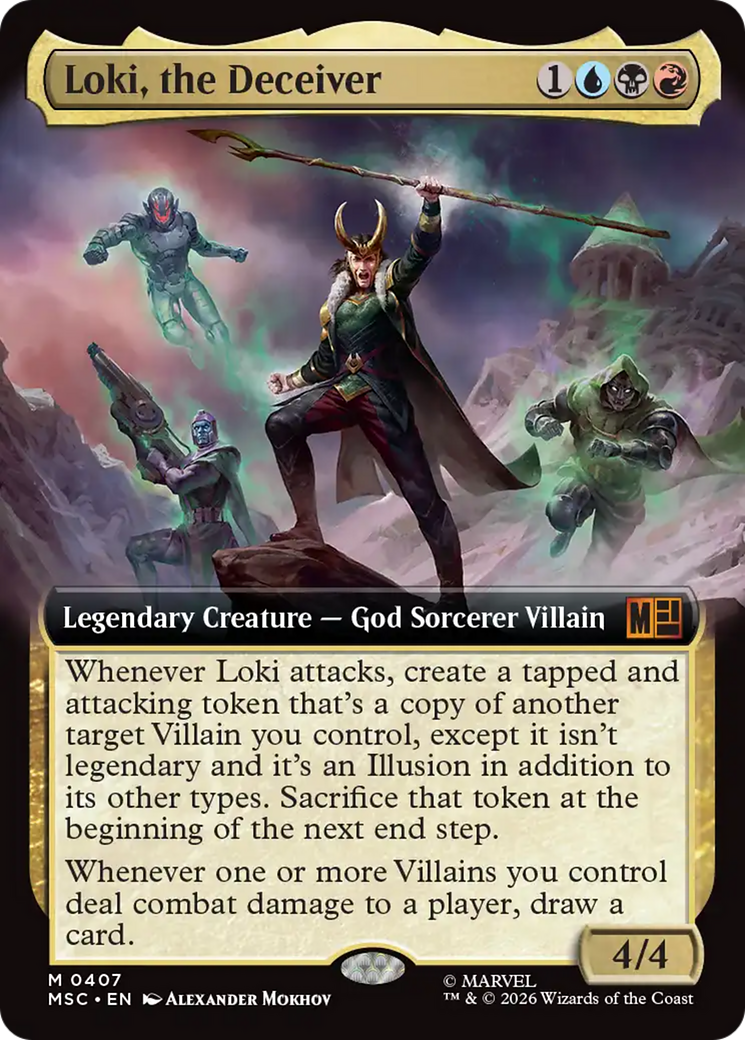 Loki, the Deceiver (Extended Art) [Marvel Super Heroes Commander] | Red Claw Gaming