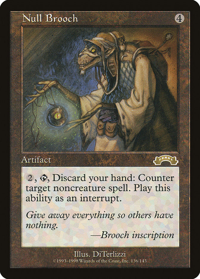 Null Brooch [Exodus] MTG Single Magic: The Gathering | Red Claw Gaming