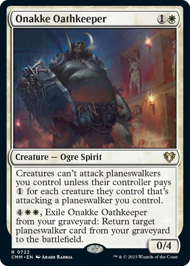 Onakke Oathkeeper [Commander Masters] MTG Single Magic: The Gathering | Red Claw Gaming