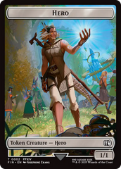 Hero (0002) // Hero (0007) Double-Sided Token [FINAL FANTASY Tokens] MTG Single Magic: The Gathering | Red Claw Gaming