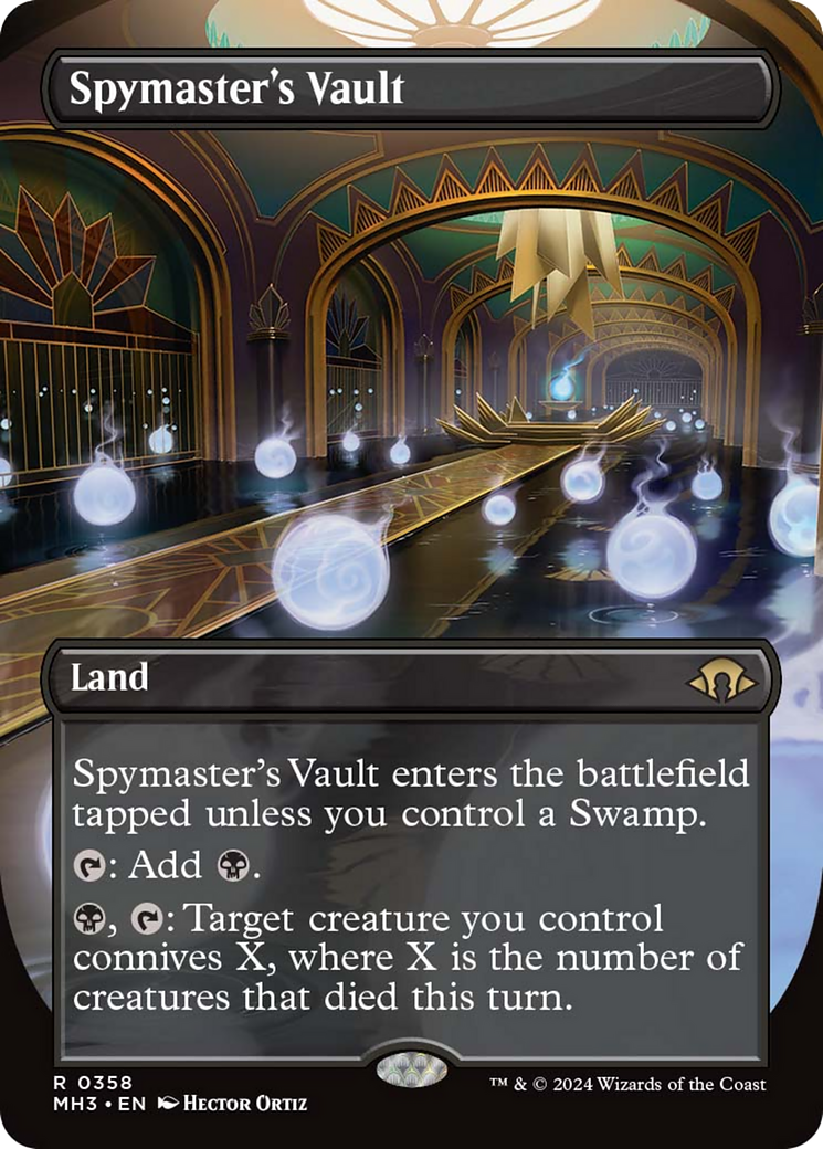 Spymaster's Vault (Borderless) [Modern Horizons 3] MTG Single Magic: The Gathering    | Red Claw Gaming