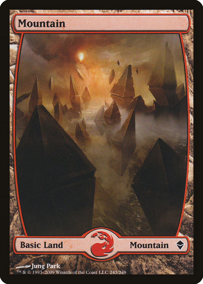 Mountain (243) [Zendikar] MTG Single Magic: The Gathering | Red Claw Gaming