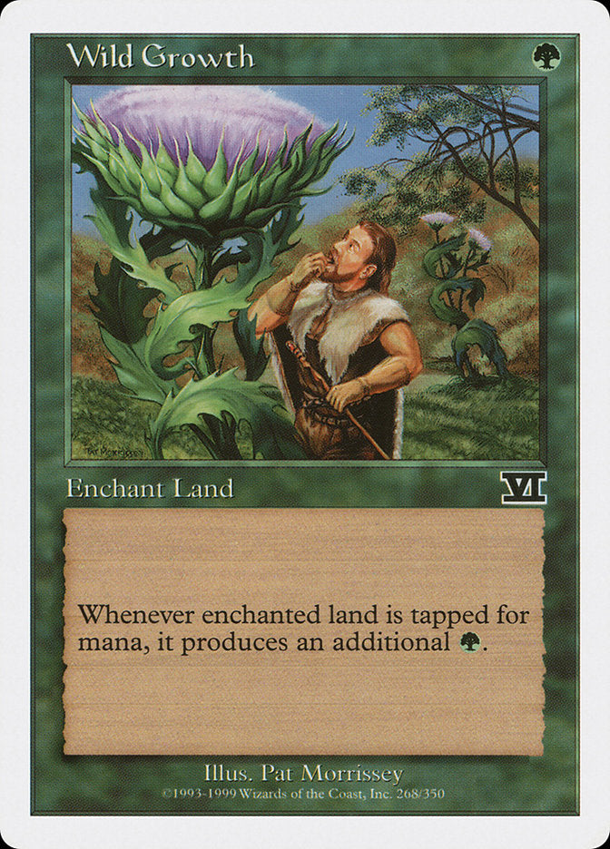 Wild Growth [Classic Sixth Edition] MTG Single Magic: The Gathering | Red Claw Gaming