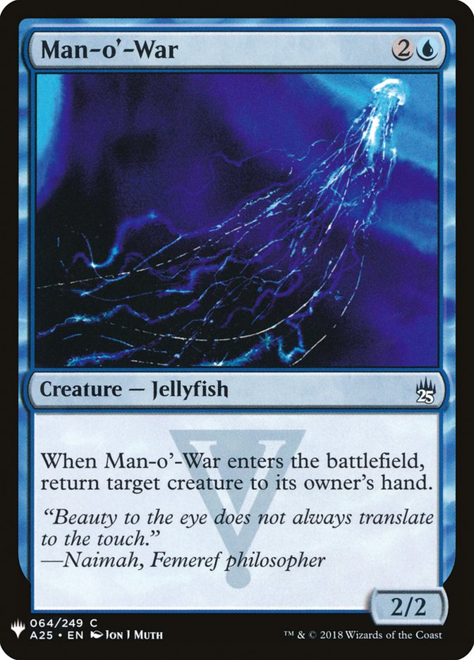 Man-o'-War [Mystery Booster] MTG Single Magic: The Gathering | Red Claw Gaming