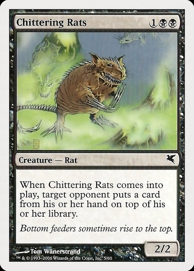 Chittering Rats (5) [Hachette UK] MTG Single Magic: The Gathering | Red Claw Gaming