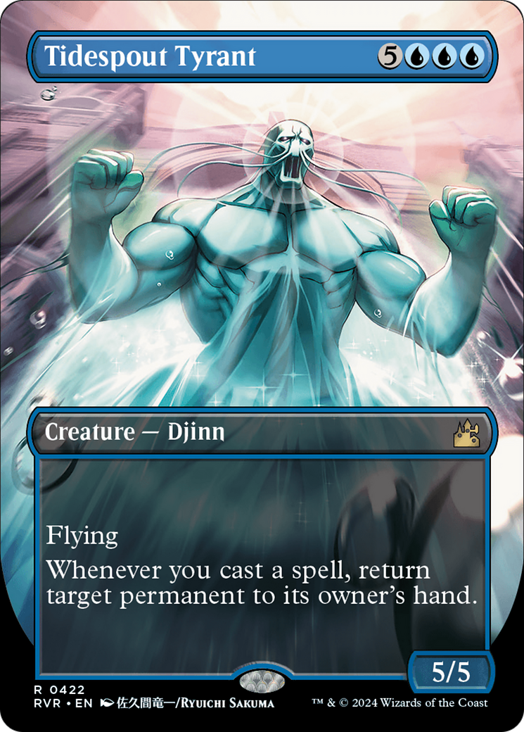 Tidespout Tyrant (Anime Borderless) [Ravnica Remastered] MTG Single Magic: The Gathering | Red Claw Gaming
