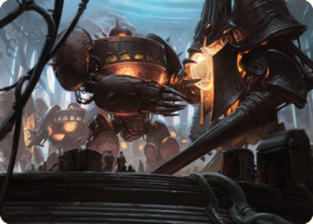 Autonomous Assembler Art Card [The Brothers' War Art Series] MTG Single Magic: The Gathering | Red Claw Gaming
