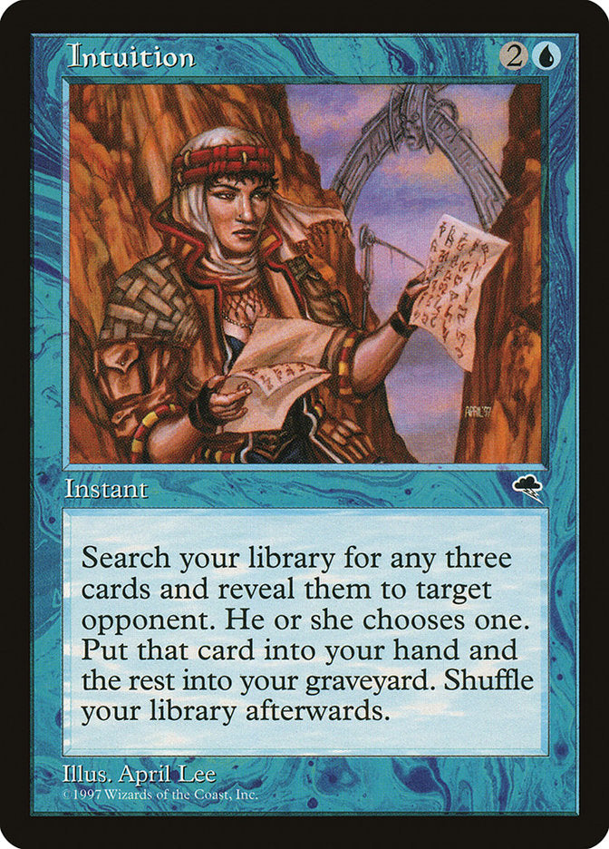 Intuition [Tempest] MTG Single Magic: The Gathering | Red Claw Gaming