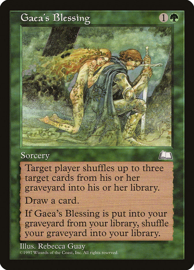 Gaea's Blessing [Weatherlight] MTG Single Magic: The Gathering | Red Claw Gaming