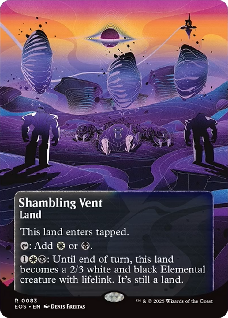Shambling Vent (0083) (Borderless) [Edge of Eternities: Stellar Sights] MTG Single Magic: The Gathering | Red Claw Gaming