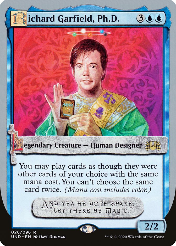 Richard Garfield, Ph.D. [Unsanctioned] MTG Single Magic: The Gathering | Red Claw Gaming