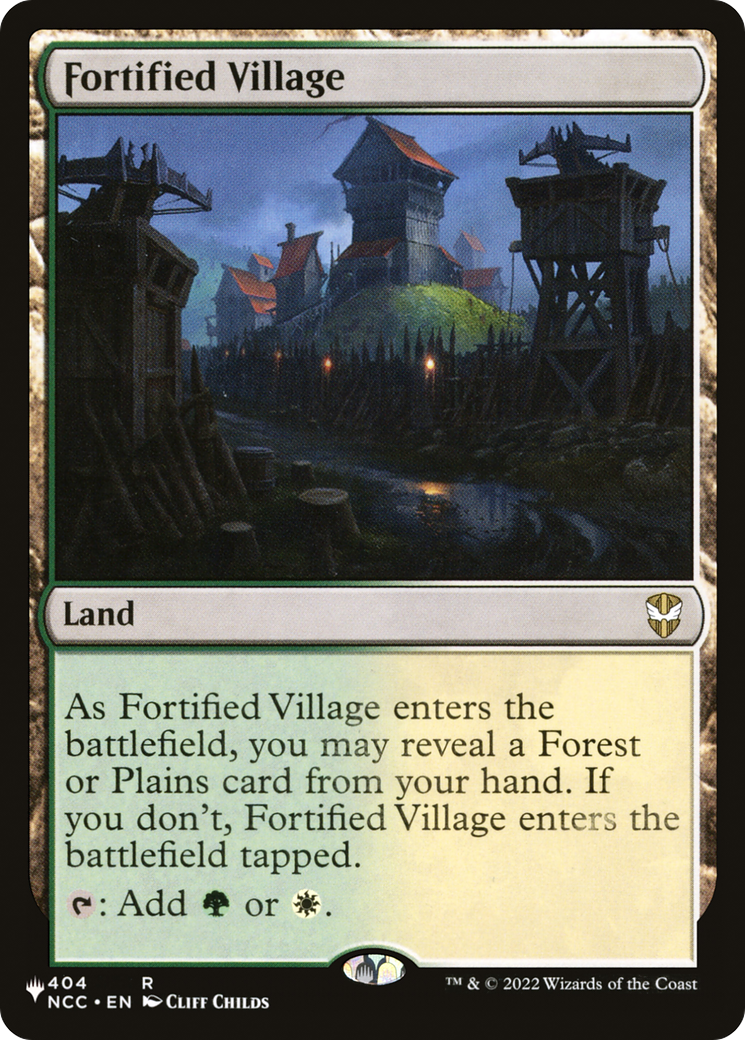 Fortified Village [The List] MTG Single Magic: The Gathering | Red Claw Gaming