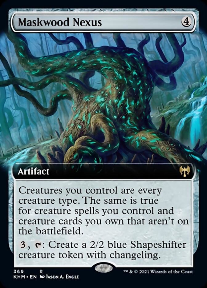 Maskwood Nexus (Extended Art) [Kaldheim] MTG Single Magic: The Gathering | Red Claw Gaming