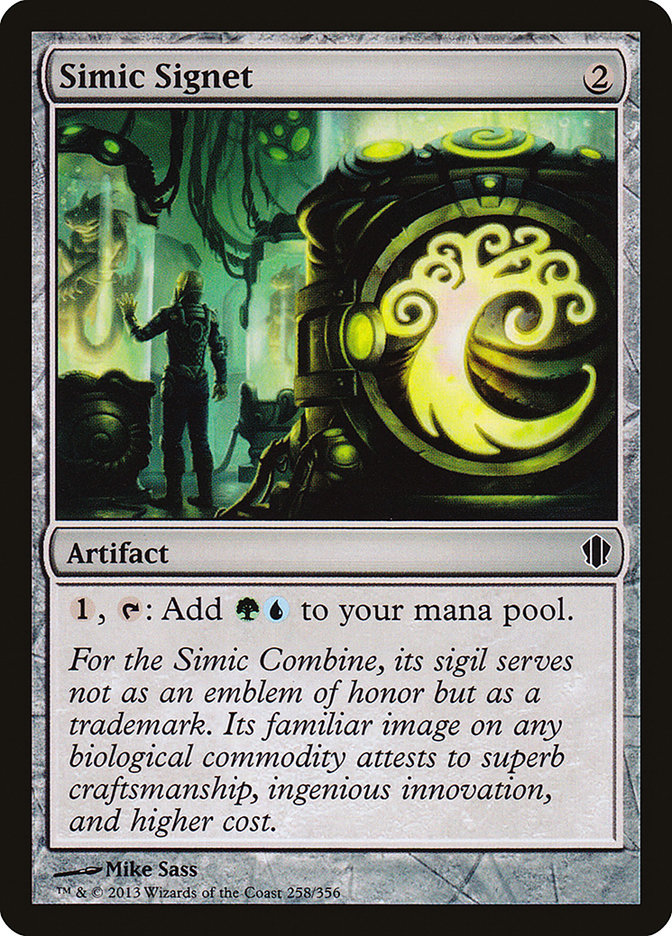 Simic Signet [Commander 2013] MTG Single Magic: The Gathering | Red Claw Gaming