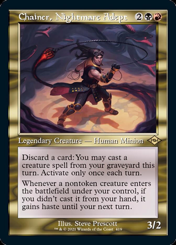 Chainer, Nightmare Adept (Retro) [Modern Horizons 2] MTG Single Magic: The Gathering | Red Claw Gaming
