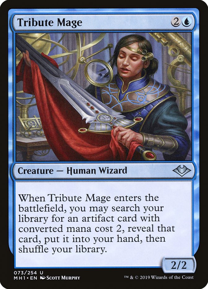 Tribute Mage [Modern Horizons] MTG Single Magic: The Gathering    | Red Claw Gaming