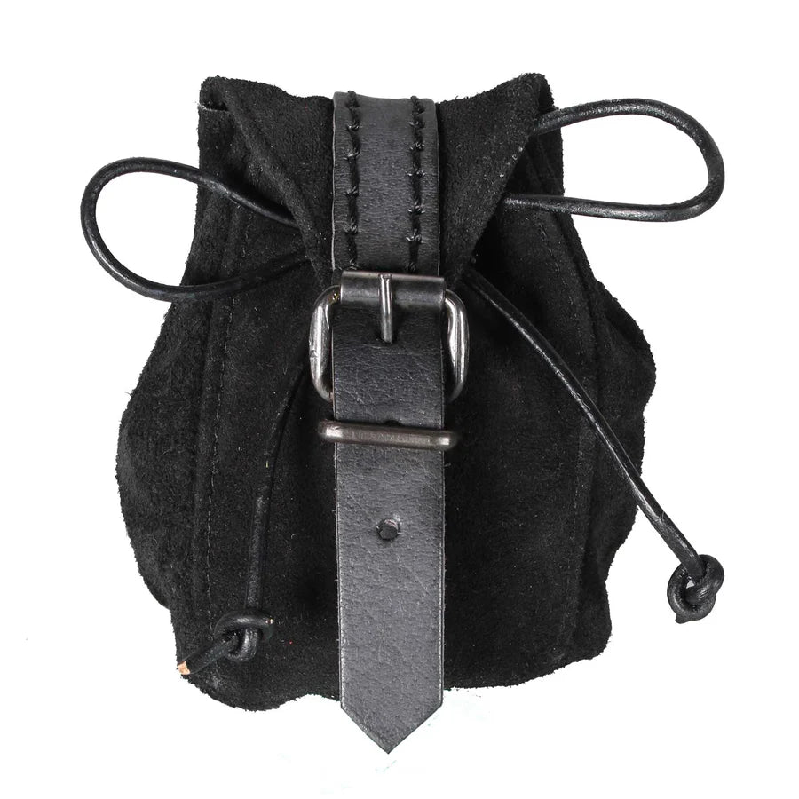 Friedhelm leather pouch - Black LARP Calimacil | Red Claw Gaming