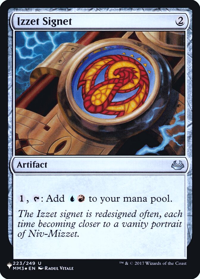 Izzet Signet [Secret Lair: Heads I Win, Tails You Lose] MTG Single Magic: The Gathering | Red Claw Gaming