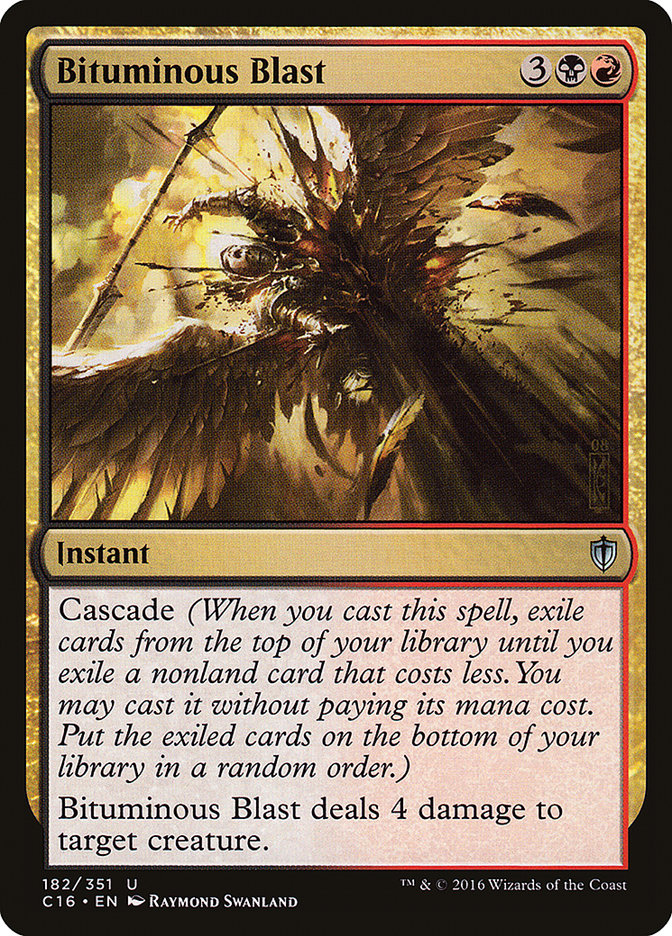 Bituminous Blast [Commander 2016] MTG Single Magic: The Gathering | Red Claw Gaming
