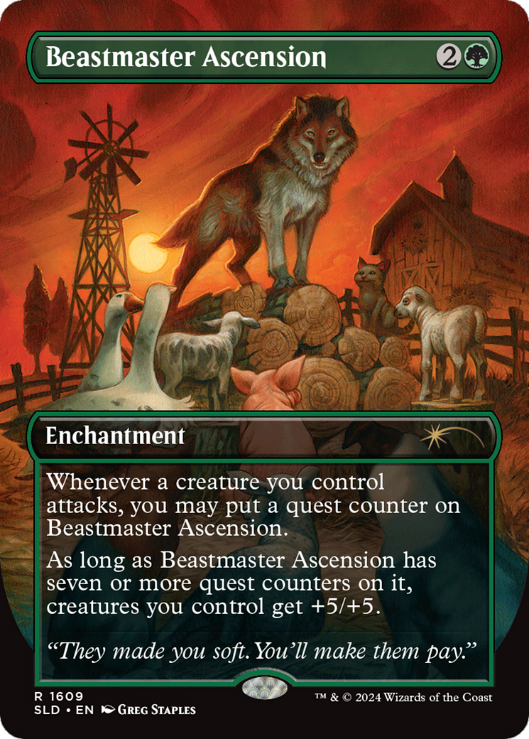 Beastmaster Ascension [Secret Lair Drop Series] MTG Single Magic: The Gathering | Red Claw Gaming