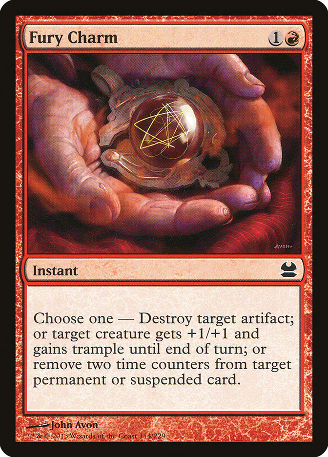 Fury Charm [Modern Masters] MTG Single Magic: The Gathering | Red Claw Gaming