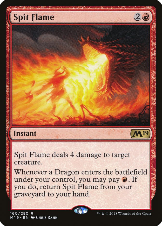 Spit Flame [Core Set 2019] MTG Single Magic: The Gathering | Red Claw Gaming