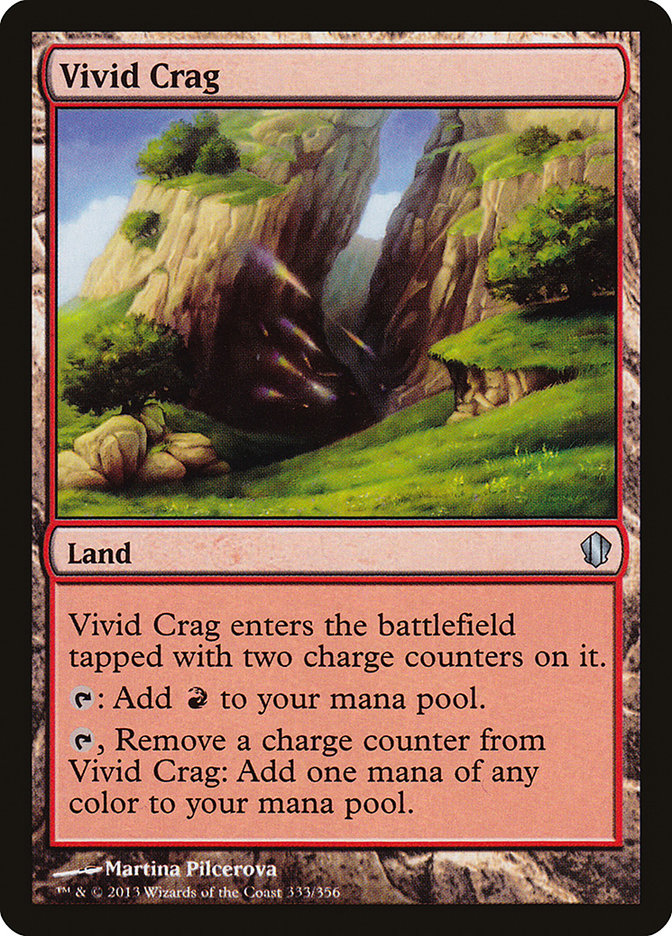 Vivid Crag [Commander 2013] MTG Single Magic: The Gathering | Red Claw Gaming